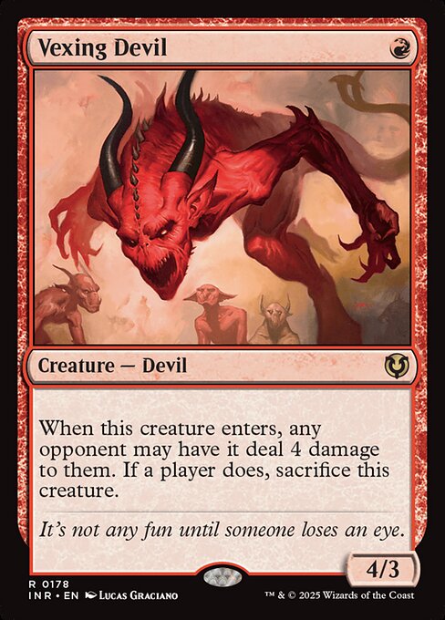 Vexing Devil - Innistrad Remastered Magic card