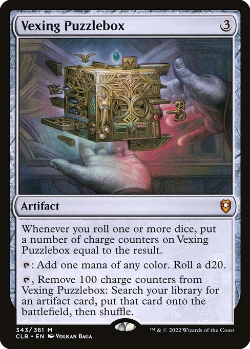 Vexing Puzzlebox - Commander Legends: Battle for Baldur's Gate Magic card