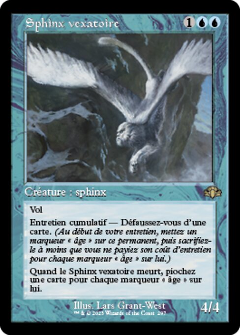 Sfinge Vessatrice (Vexing Sphinx) - Coldsnap (#50) - Illustrated by Lars Grant-West - Magic: The Gathering Card