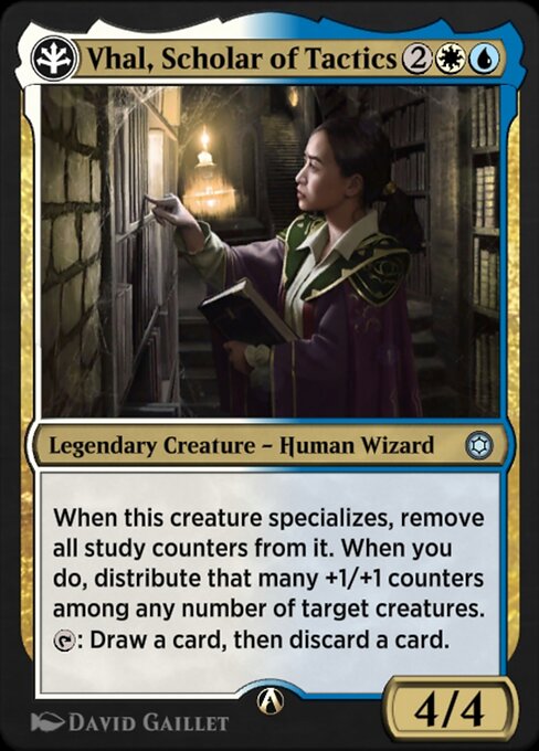 Vhal, Scholar of Tactics - Alchemy Horizons: Baldur's Gate Magic card