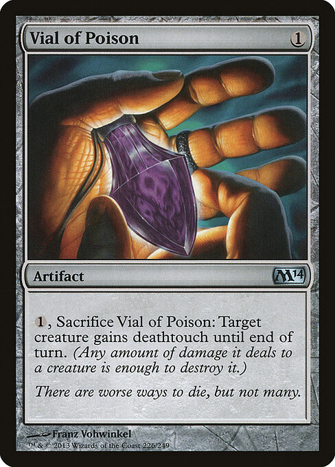Vial of Poison - Magic 2014 Magic card