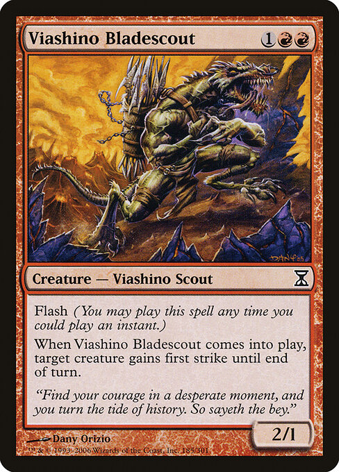 Viashino Bladescout - Time Spiral Magic card