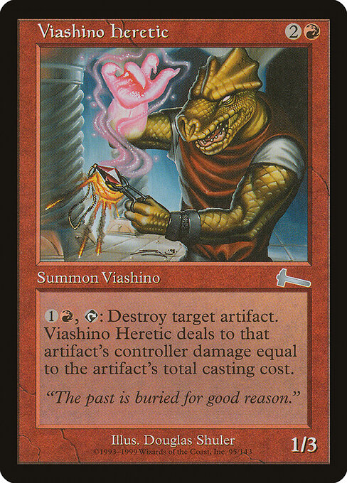 Viashino Heretic - Urza's Legacy Magic card