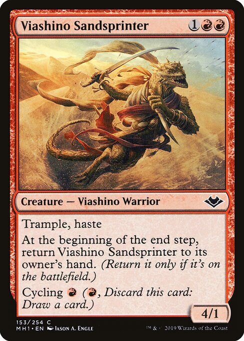 Viashino Sandsprinter - Modern Horizons Magic card