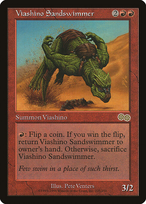 Viashino Sandswimmer - Urza's Saga Magic card
