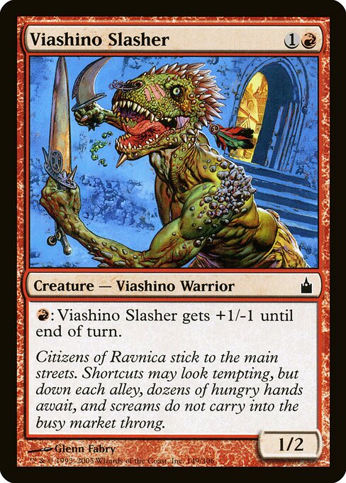 Viashino Slasher - Ravnica: City of Guilds Magic card