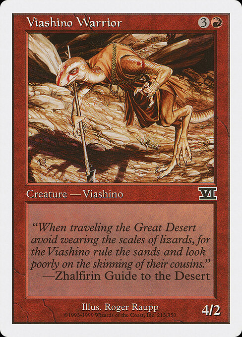 Viashino Warrior - Classic Sixth Edition Magic card