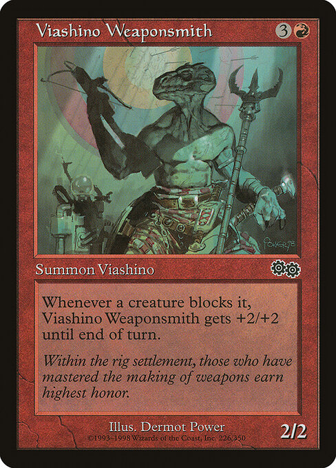 Viashino Weaponsmith - Urza's Saga Magic card