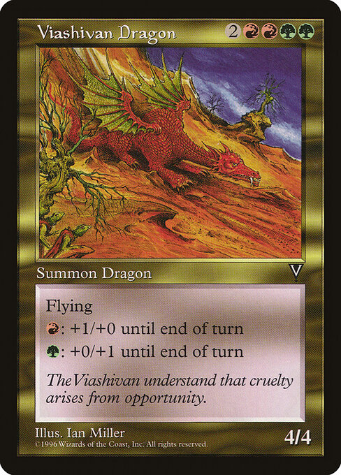 Viashivan Dragon - Visions Magic card