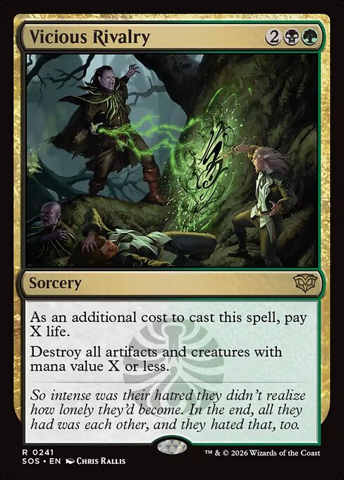 Vicious Rivalry - Secrets of Strixhaven Magic card