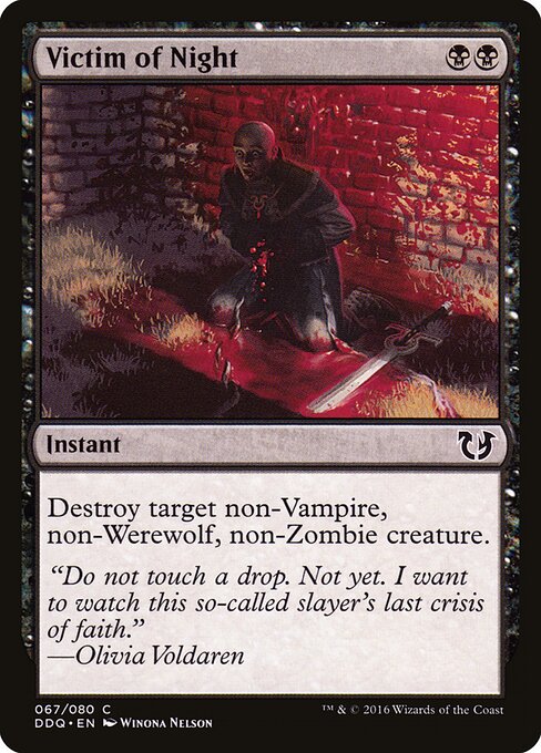 Victim of Night - Duel Decks: Blessed vs. Cursed Magic card