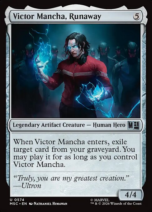 Victor Mancha, Runaway - Marvel Super Heroes Commander (#574) - Illustrated by Nathaniel Himawan - Magic: The Gathering Card