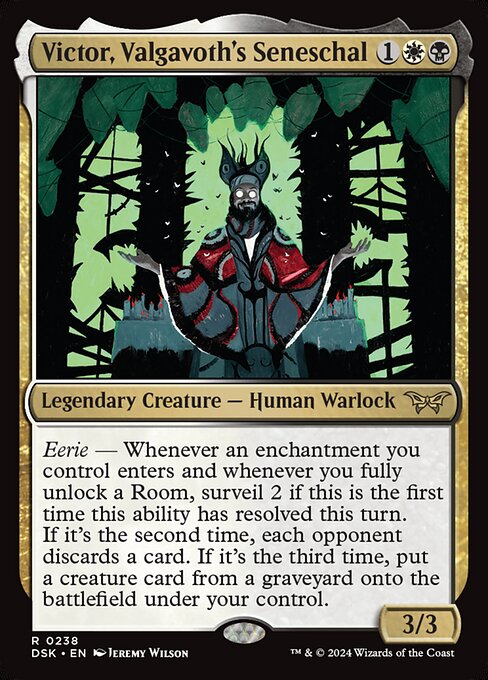 Victor, Valgavoth's Seneschal - Duskmourn: House of Horror Magic card