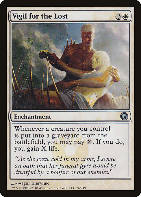 Vigil for the Lost - Scars of Mirrodin Magic card