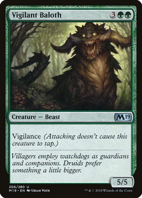 Vigilant Baloth - Core Set 2019 Magic card