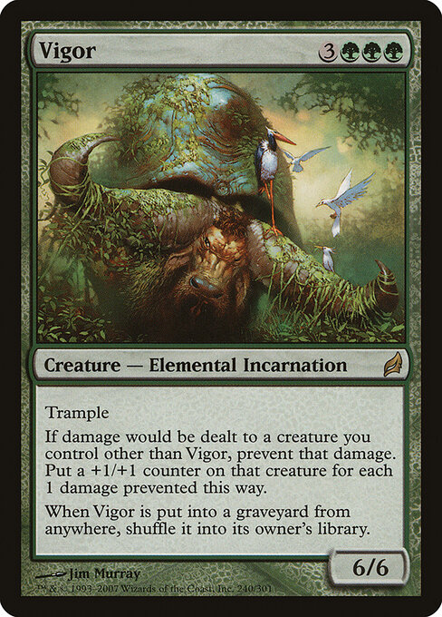 活力 (Vigor) - Lorwyn (#240) - Illustrated by Jim Murray - Magic: The Gathering Card