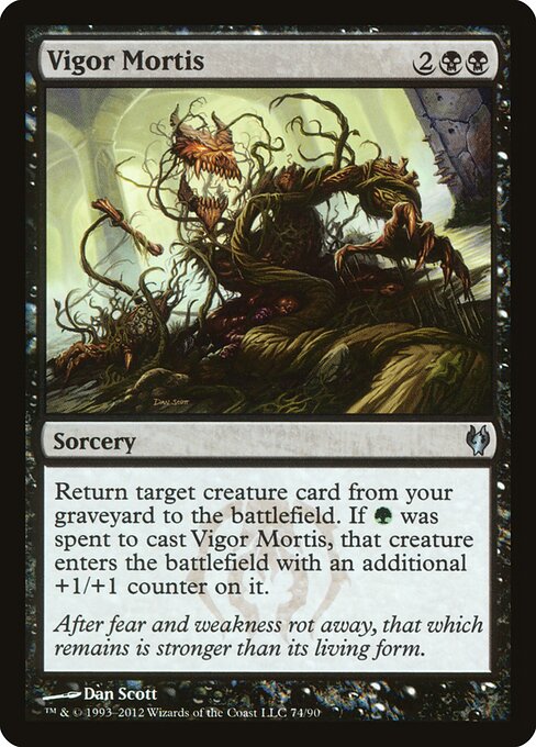 Vigor Mortis - Duel Decks: Izzet vs. Golgari Magic card