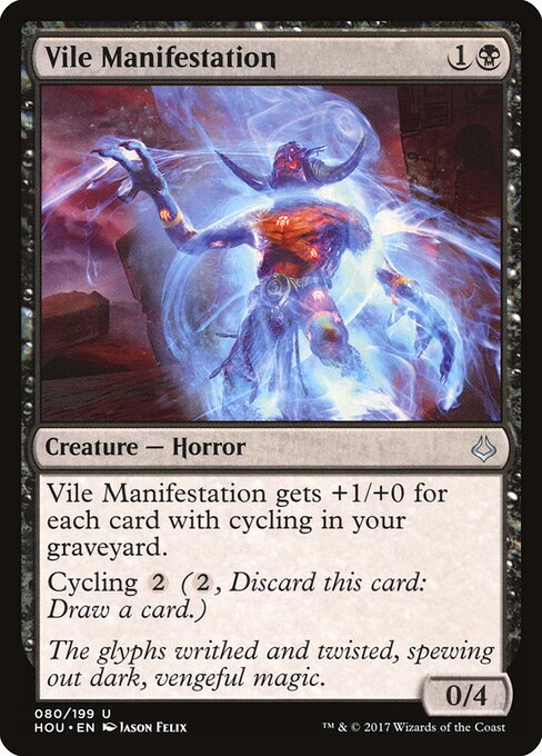 Vile Manifestation - Hour of Devastation Magic card