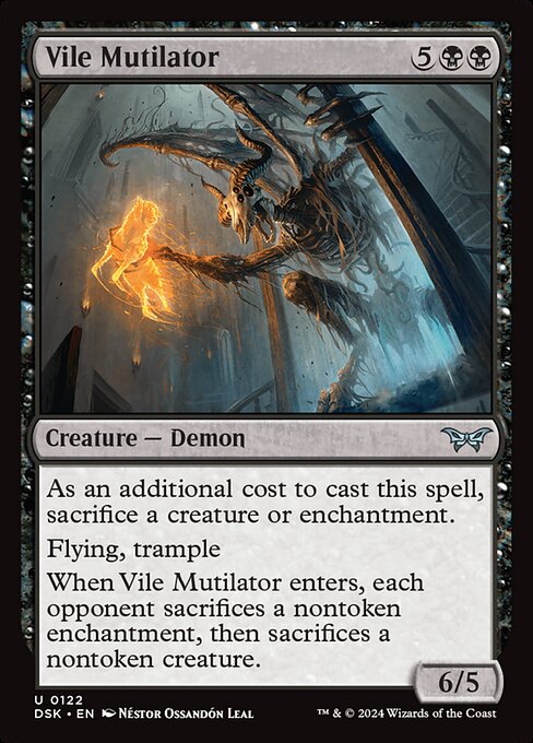 Vile Mutilator - Duskmourn: House of Horror Magic card