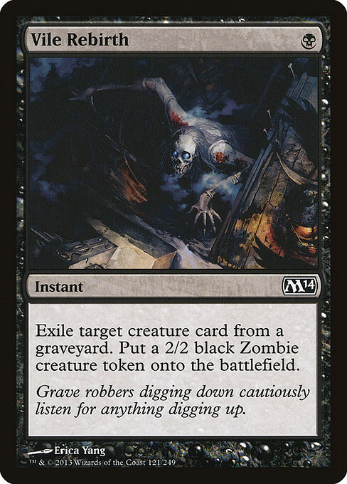 Vile Rebirth - Magic 2014 Magic card
