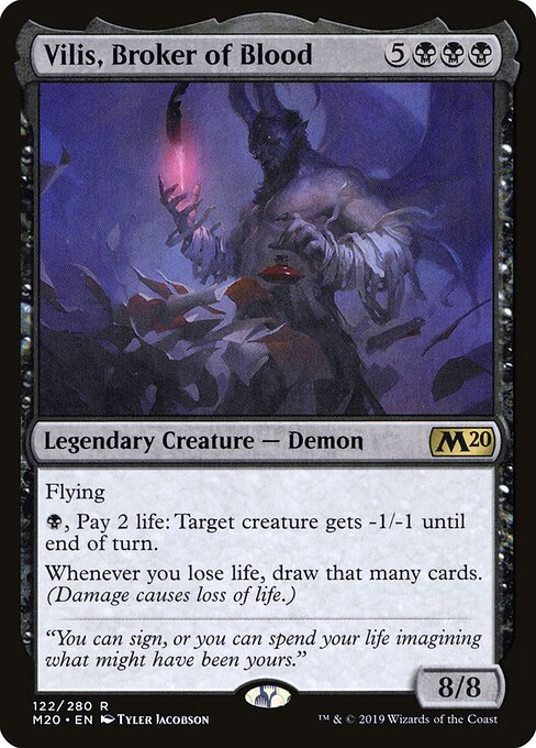 Vilis, Broker of Blood - Core Set 2020 Magic card