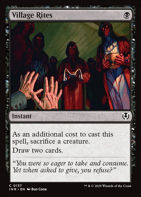 Village Rites - Innistrad Remastered Magic card