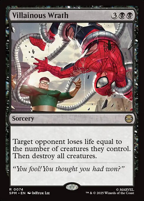 Villainous Wrath - Marvel's Spider-Man Magic card