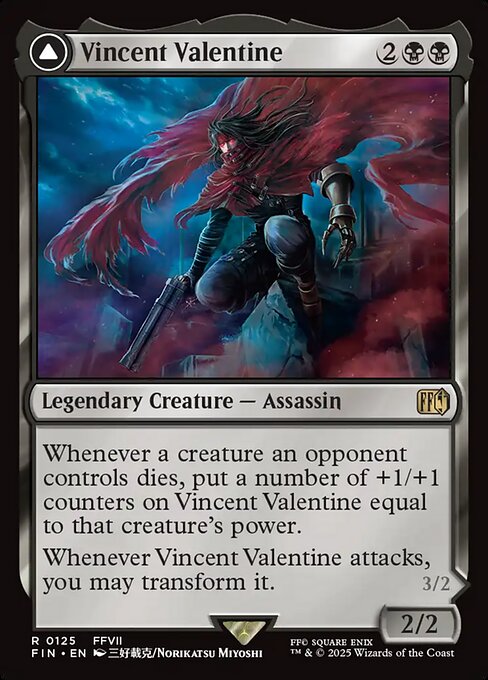 Vincent Valentine // Galian Beast art by Murakami Hisashi