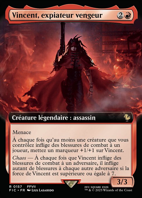 Vincent, expiateur vengeur (Vincent, Vengeful Atoner) - Final Fantasy Commander (#157) - Illustrated by Lius Lasahido - Magic: The Gathering Card