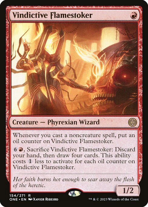 Vindictive Flamestoker - Phyrexia: All Will Be One Magic card