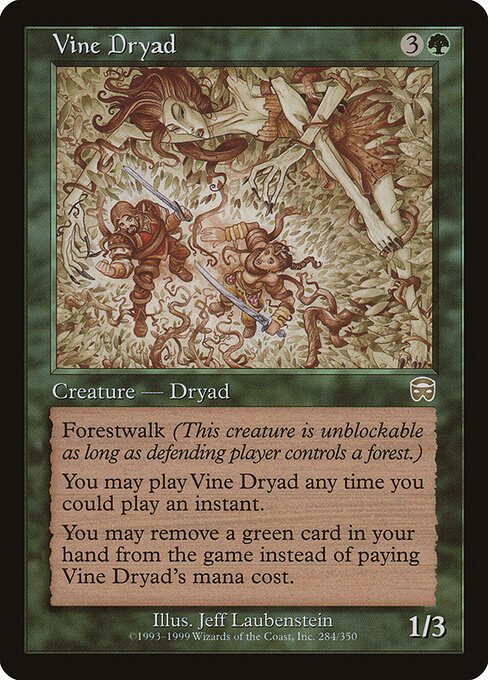 Vine Dryad - Mercadian Masques Magic card