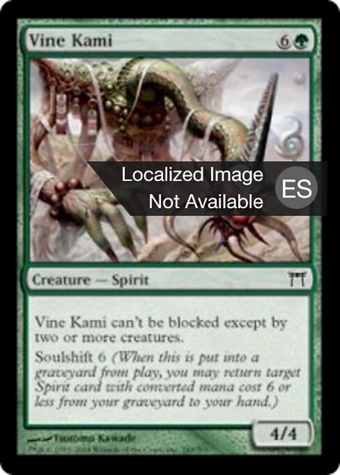 Kami del Viticcio (Vine Kami) - Champions of Kamigawa (#249) - Illustrated by Tsutomu Kawade - Magic: The Gathering Card
