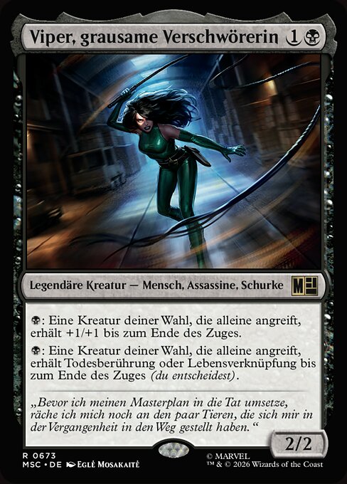 Viper, Cruel Conspirator