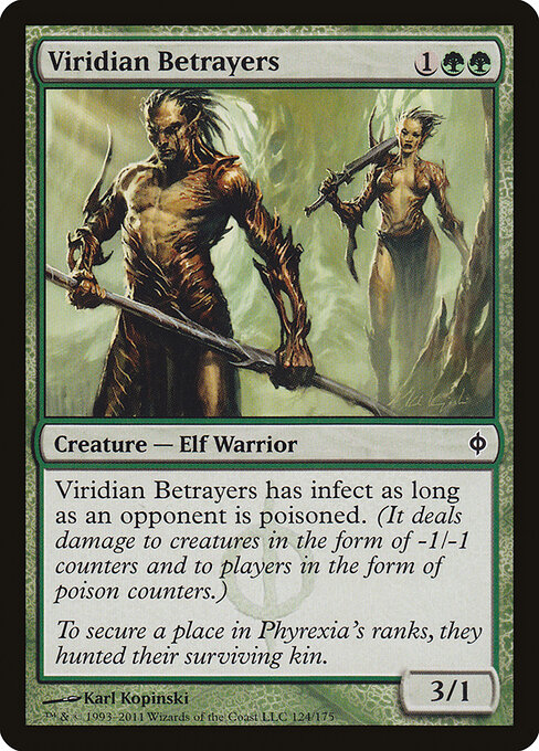 Viridian Betrayers - New Phyrexia Magic card