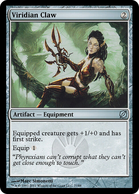 Viridian Claw - Duel Decks: Mirrodin Pure vs. New Phyrexia Magic card