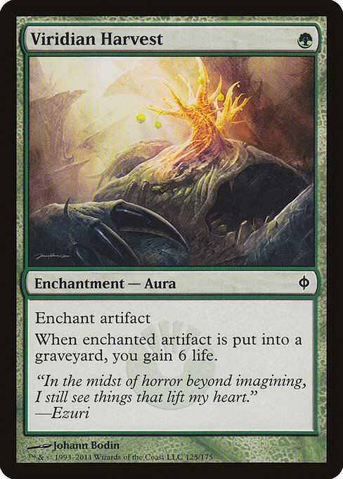 Viridian Harvest - New Phyrexia Magic card