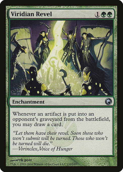 Viridian Revel - Scars of Mirrodin Magic card