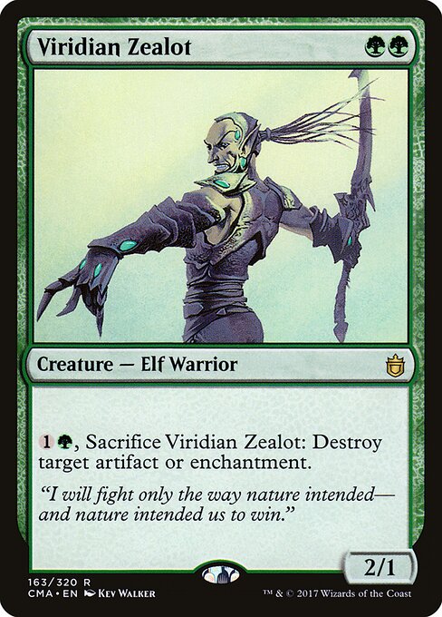 Viridian Zealot - Commander Anthology Magic card