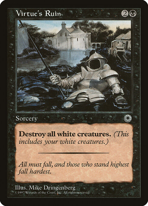 Virtue's Ruin - Portal Magic card