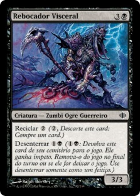 Rebocador Visceral (Viscera Dragger) - Shards of Alara (#92) - Illustrated by Ralph Horsley - Magic: The Gathering Card