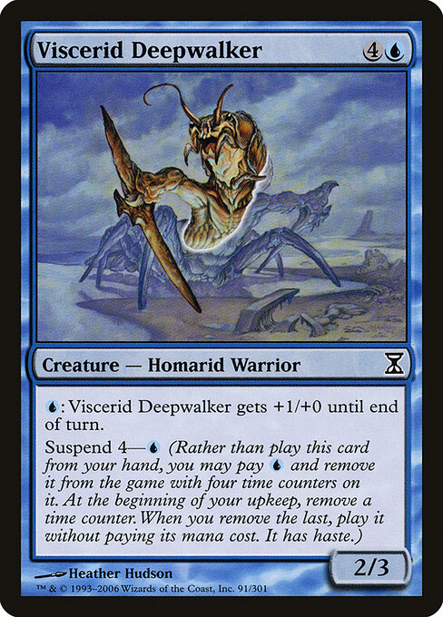 Viscerid Deepwalker - Time Spiral Magic card