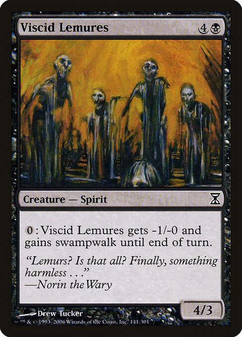 Viscid Lemures - Time Spiral Magic card