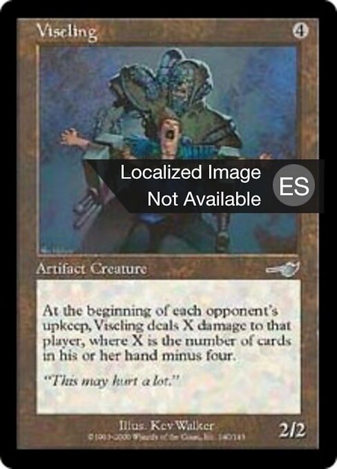 Schraubzwingling (Viseling) - Nemesis (#140) - Illustrated by Kev Walker - Magic: The Gathering Card