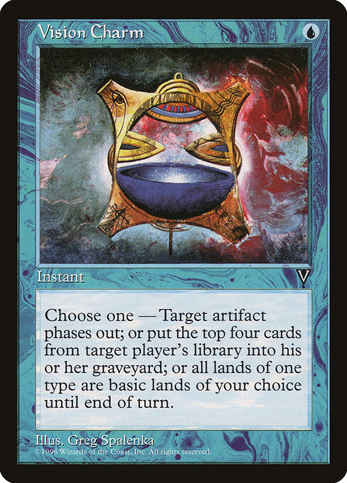Vision Charm - Visions (#49) - Illustrated by Greg Spalenka - Magic: The Gathering Card