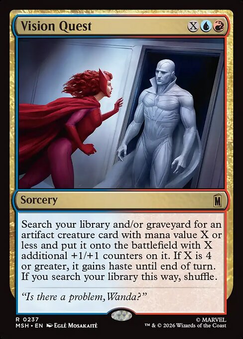 Vision Quest - Marvel Super Heroes Magic card
