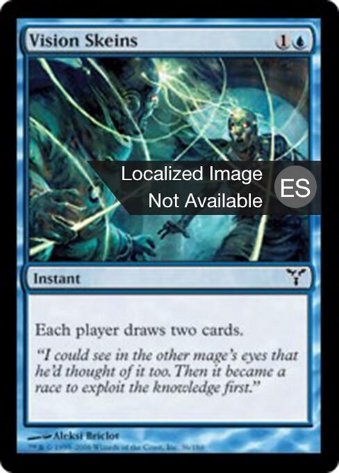 视象术缕 (Vision Skeins) - Dissension (#36) - Illustrated by Aleksi Briclot - Magic: The Gathering Card