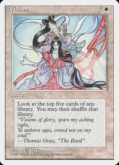 Visions - Fourth Edition Magic card