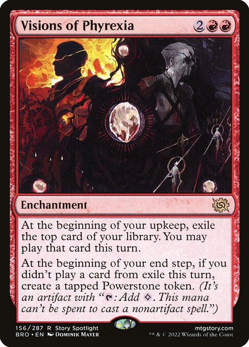 Visions of Phyrexia - The Brothers' War (#156) - Illustrated by Dominik Mayer - Magic: The Gathering Card
