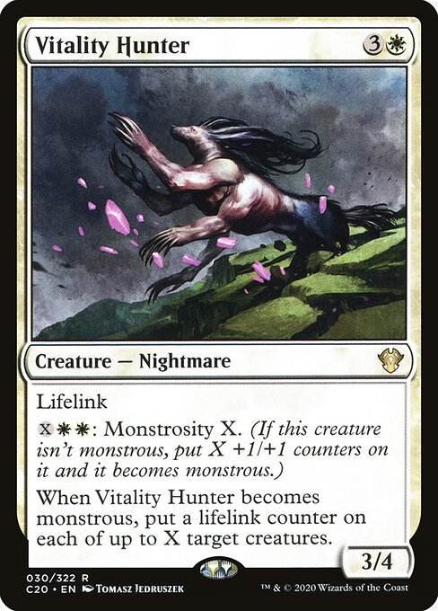Vitality Hunter - Commander 2020 Magic card