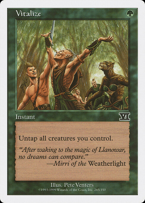 Vitalize - Classic Sixth Edition Magic card